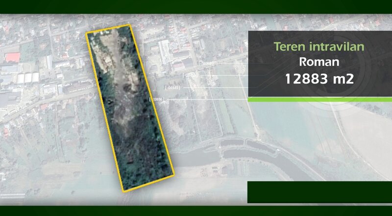 Roman, Neamt, DCA str. Bogdan Dragos. Suprafata: 12.883 mp